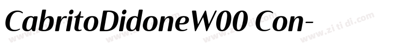 CabritoDidoneW00 Con字体转换
